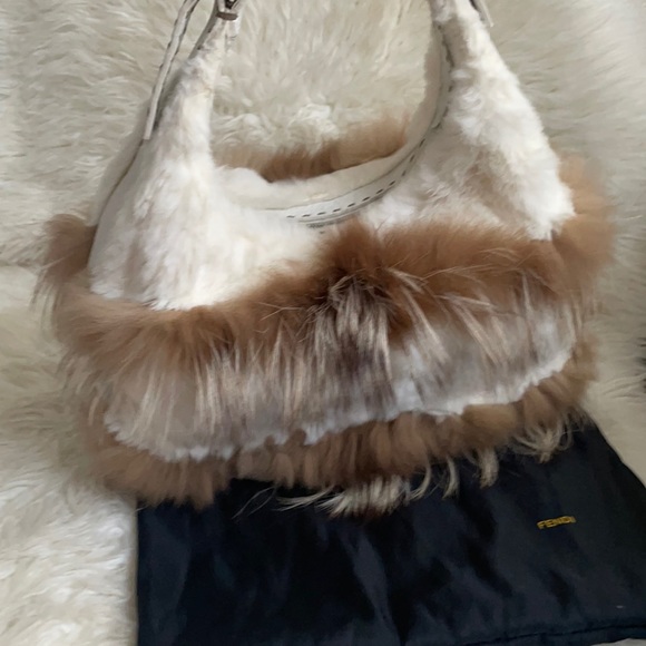 Fendi Rabbit Fur Bag - Picture 3 of 16
